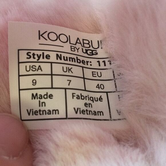 Koolaburra by Uggs Slide Sandal Pink Womens size 9 NWOB - Picture 10 of 10